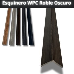 Esquinero WPC Roble Oscuro